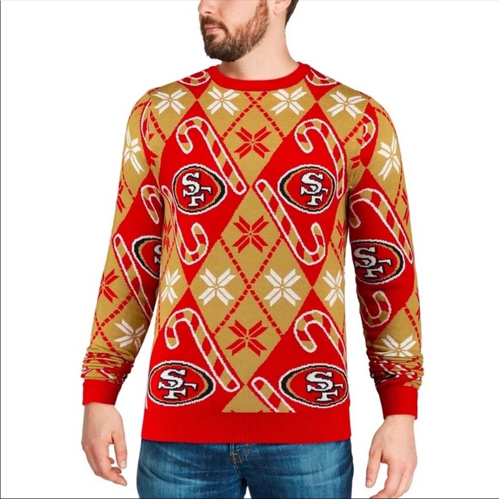 SAN FRANCISCO 49ERS ULGY CHRISTMAS IN JULY SWEATER